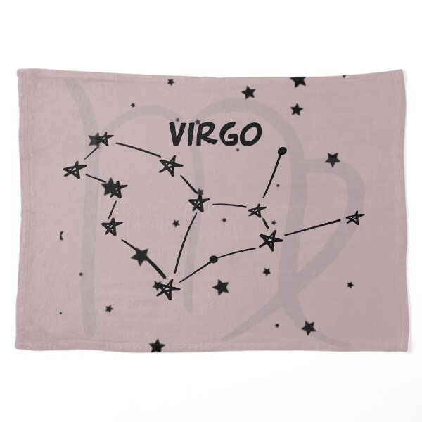 Simple Virgo Zodiac Star Sign, Horoscope Virgo Sysmbol Pet Blanket