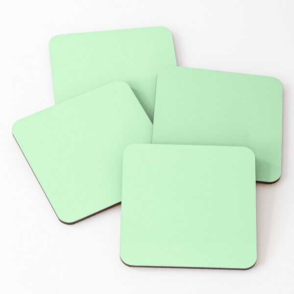 Item preview, Mint Green Solid Color designed and sold by rewstudio.