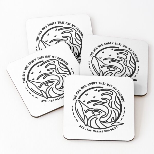 Item preview, The Sea Was Angry That Day My Friends - BlackArt designed and sold by Primal Mistry.