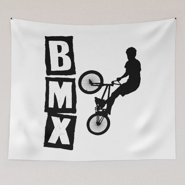 Item preview, bmx race bike cyclist rider trick freestyle design designed and sold by la-petite-folie.