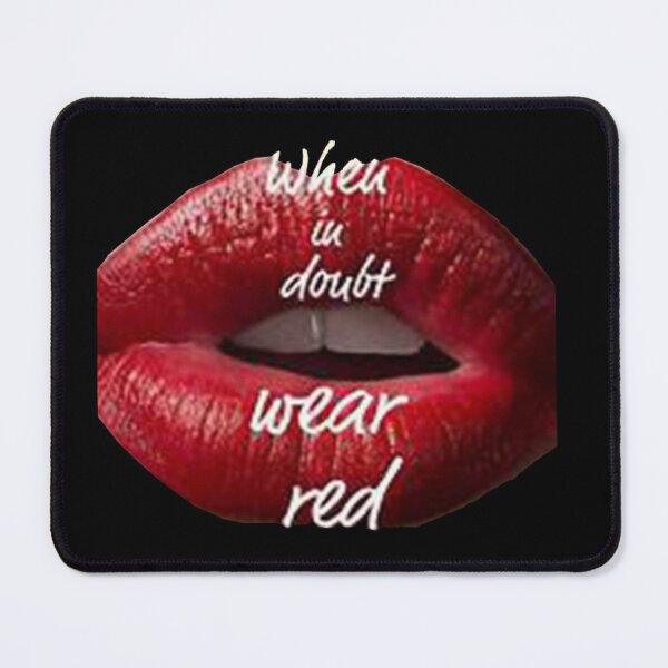 Item preview, Red Lips Lollipop Love - When In Doubt Wear Red designed and sold by Viktor Kabbach.