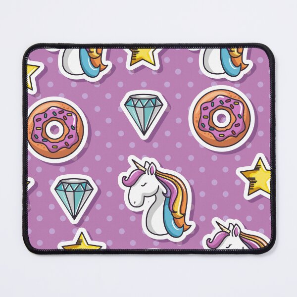 Item preview, Cute Unicorns, Diamonds, Doughnuts and Stars designed and sold by cgroenewald.