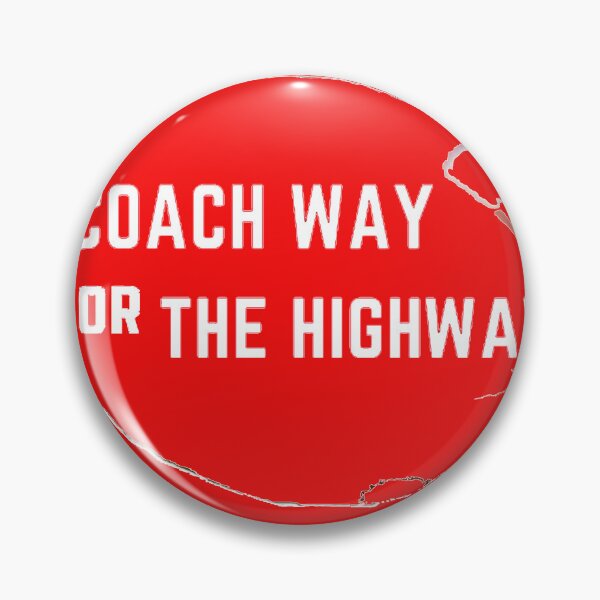 Item preview, Football Coach Way or the Highway Gift T-Shirt designed and sold by CoolMolo.