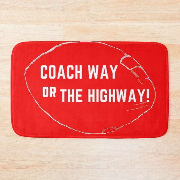 Item preview, Football Coach Way or the Highway Gift T-Shirt designed and sold by CoolMolo.