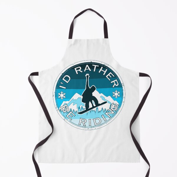 Item preview, I'd Rather Be Riding Snowboarder Jumps On Snowy Winter Mountain Snowboarding Vintage Graphic Design designed and sold by UpwardSpin.