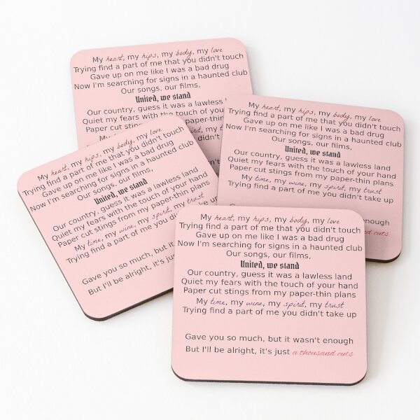 Item preview, Death By a Thousand Cuts Verse designed and sold by lelberfeld.