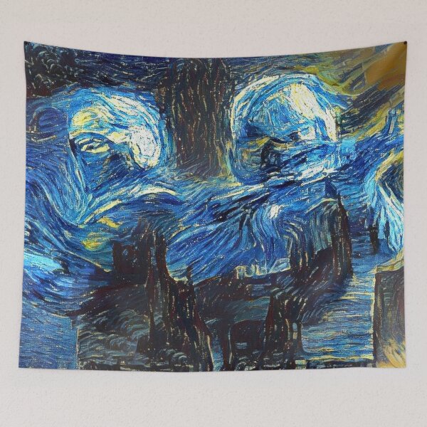 Item preview, Counter-Strike: Global Offensive CS:GO Starry Night designed and sold by weirdo97.