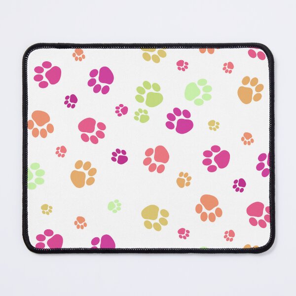 Item preview, Multiple Paw Prints - Warm and Vibrant designed and sold by BookwormSticker.