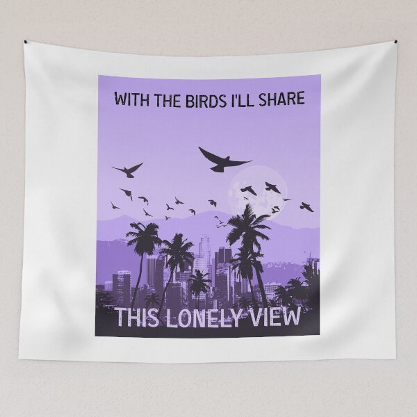 Item preview, With the birds i’ll share this lonely view designed and sold by TKsuited.