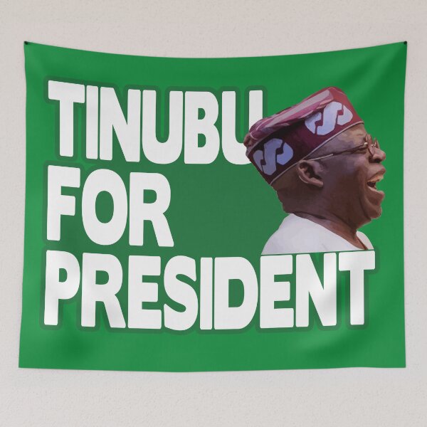Item preview, Tinubu for President of Nigeria  designed and sold by CreatorZones.