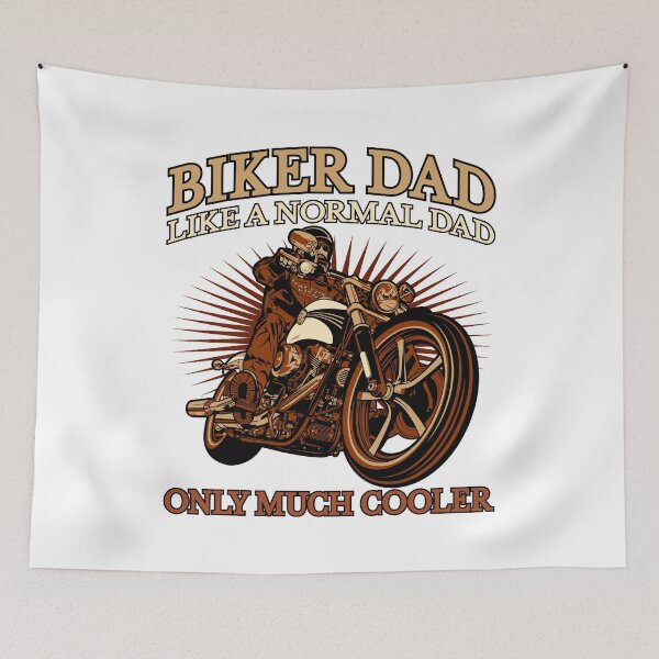 Item preview, Biker Dad, like a normal dad only much cooler, Biker, Best Dad designed and sold by Lekrock.