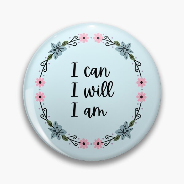 Item preview, I Can, I Will, I Am Inspirational Quote designed and sold by ArtsyJulez.