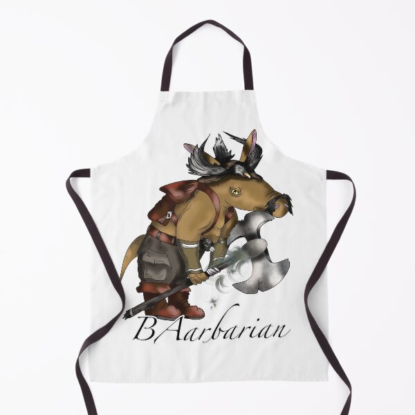 Item preview, dnd barbarian aardvark designed and sold by CuisineCat.