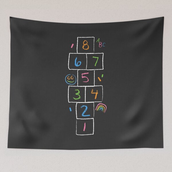 Item preview, Hopscotch (White) designed and sold by Arianna Khalil.