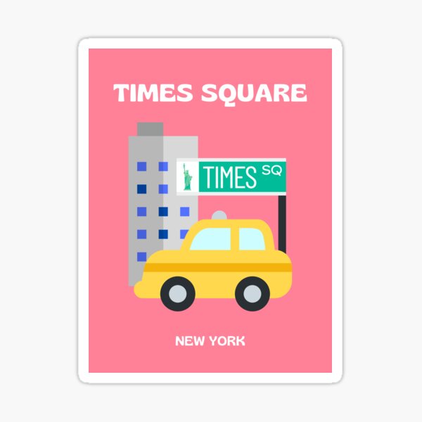 Item preview, Times Square Graphic designed and sold by ArtsyJulez.