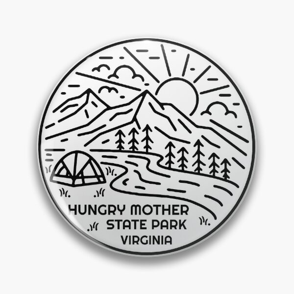Item preview, Hungry Mother State Park Stick Logo designed and sold by VanyaKar.