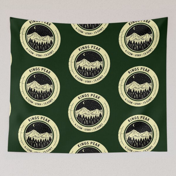 Item preview, Kings Peak Utah | Hiking | Skiing designed and sold by KrisSidDesigns.
