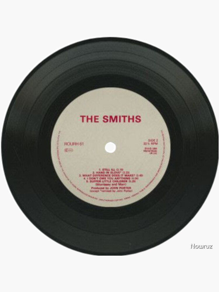 Thumbnail 3 of 3, Sticker, The Smiths Record designed and sold by Nowruz.