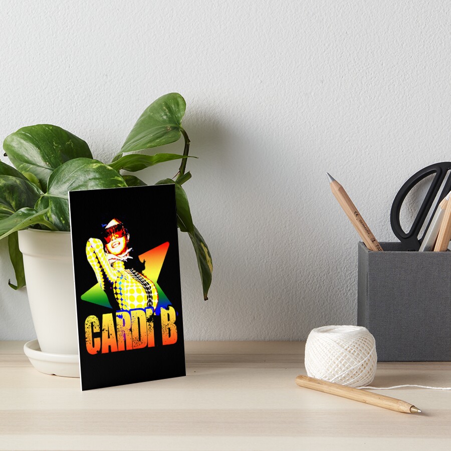 "Cardi B, Pride Month" Art Board Print for Sale by CreatorZones | Redbubble