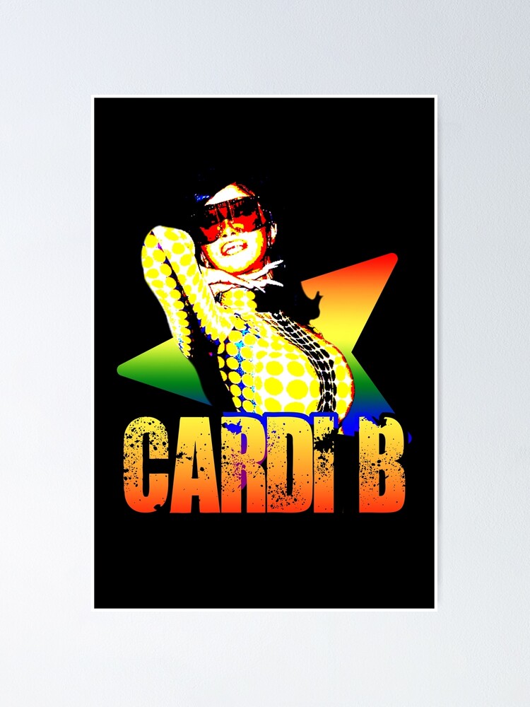 "Cardi B, Pride Month" Poster for Sale by CreatorZones | Redbubble