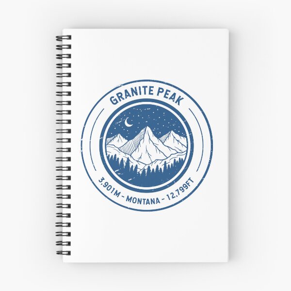 Item preview, Granite Peak Montana | Hiking | Skiing designed and sold by KrisSidDesigns.