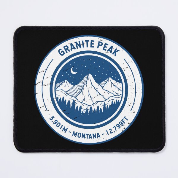 Item preview, Granite Peak Montana | Hiking | Skiing designed and sold by KrisSidDesigns.