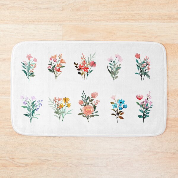 Item preview, Watercolor Flower Bouquet Set designed and sold by GlowinUp Shop.