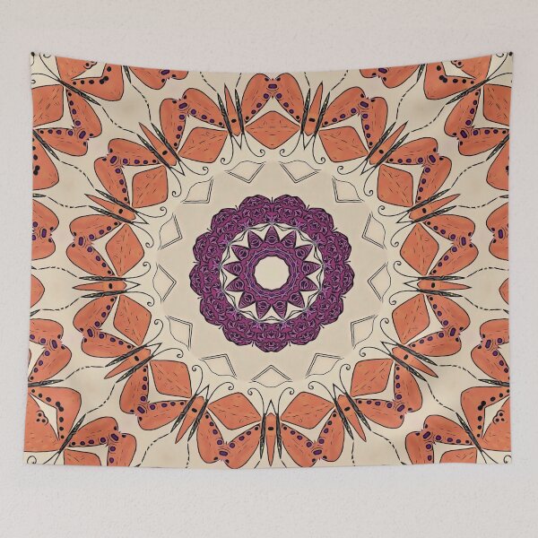 Item preview, Summer Butterflies Mandala designed and sold by MediaArtbyMara.