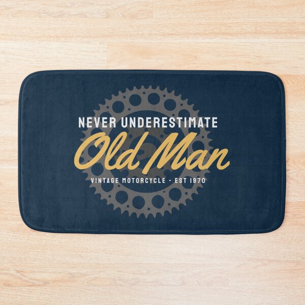 Item preview, Old Man Vintage Motorcycle Est 1970  designed and sold by Attilastore.