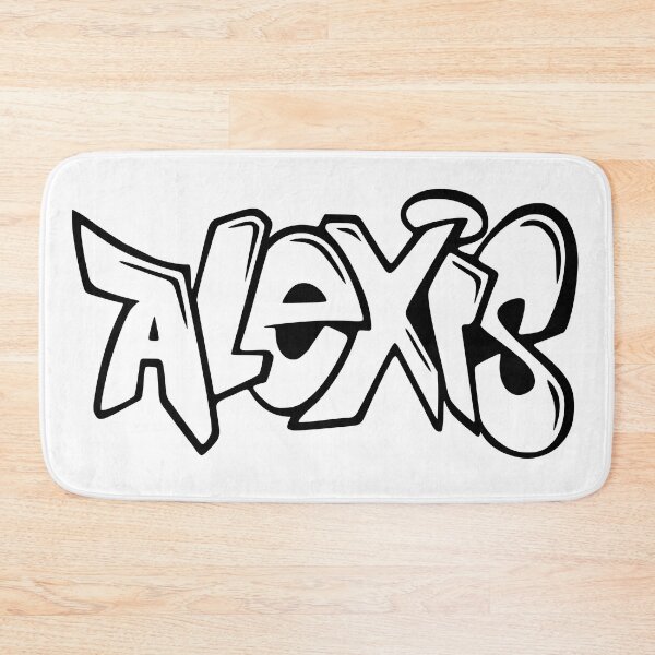 Artikelvorschau, Alexis - Graffiti-Namensdesign entworfen und verkauft von NameThatShirt.