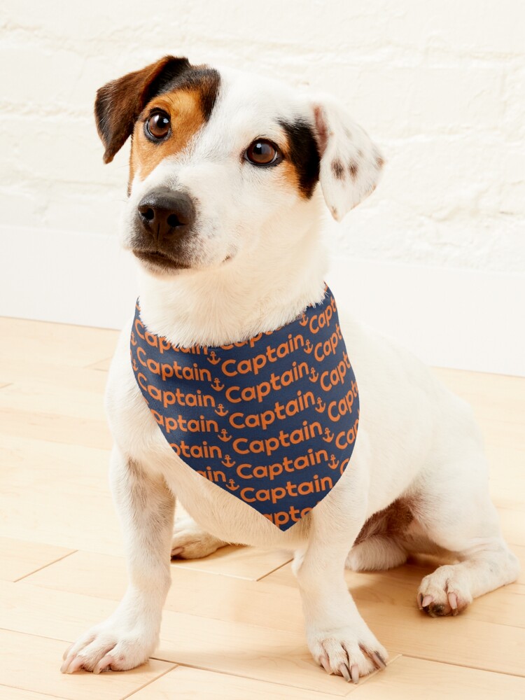 Boat Captain with Anchor Pet Bandana for Sale by RWDShop