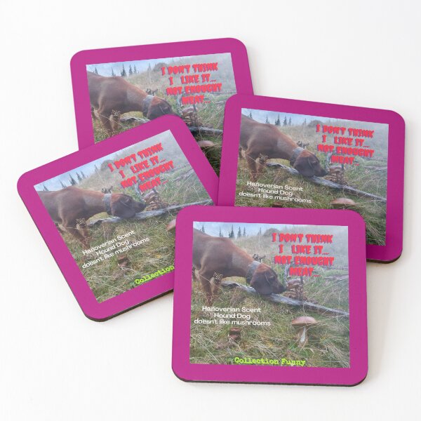 Item preview, 3. Hanoverian Scent Hound Dog doesn't like mushrooms - Funny designed and sold by Narcisa22.