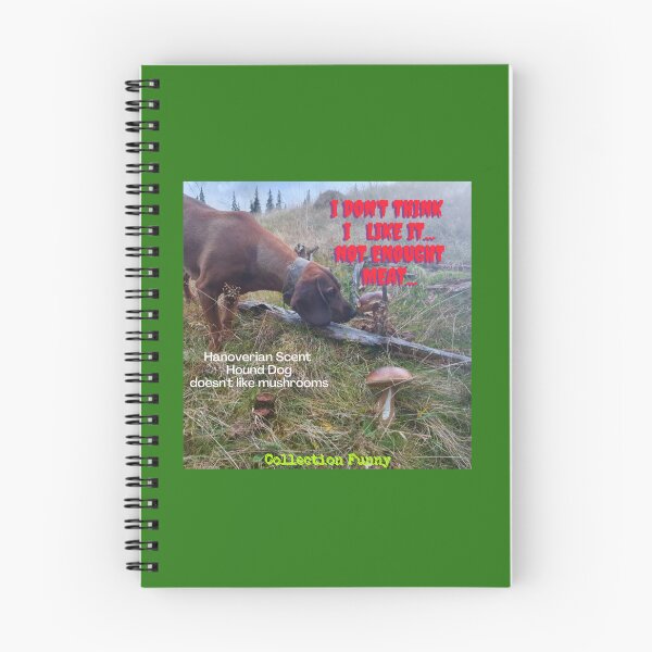 Item preview, 3. Hanoverian Scent Hound Dog doesn't like mushrooms - Funny designed and sold by Narcisa22.