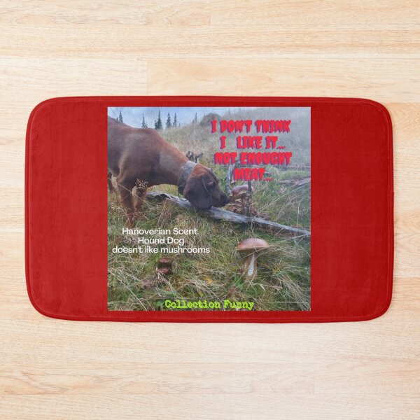 Item preview, 3. Hanoverian Scent Hound Dog doesn't like mushrooms - Funny designed and sold by Narcisa22.
