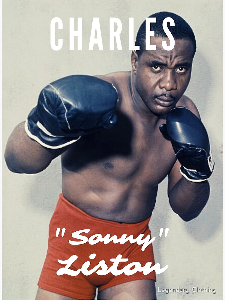 Charles Sonny Liston Boxing Legend Colorized Premium Matte Vertical