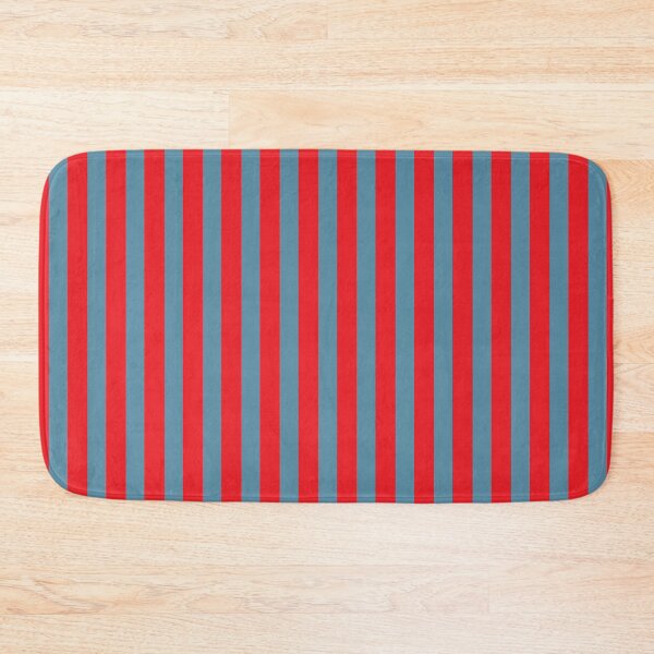 Item preview, Red and Grey Blue Stripes designed and sold by Karen Thomson.