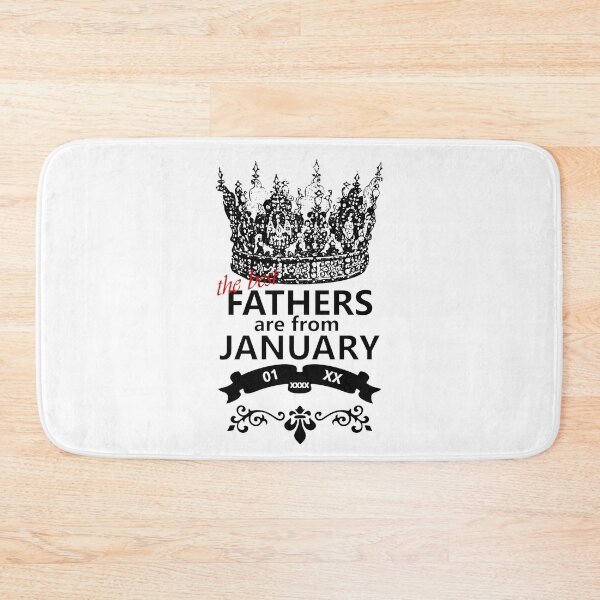 Item preview, BEST FATHERS ARE FROM JANUARY designed and sold by K0tK0tu.