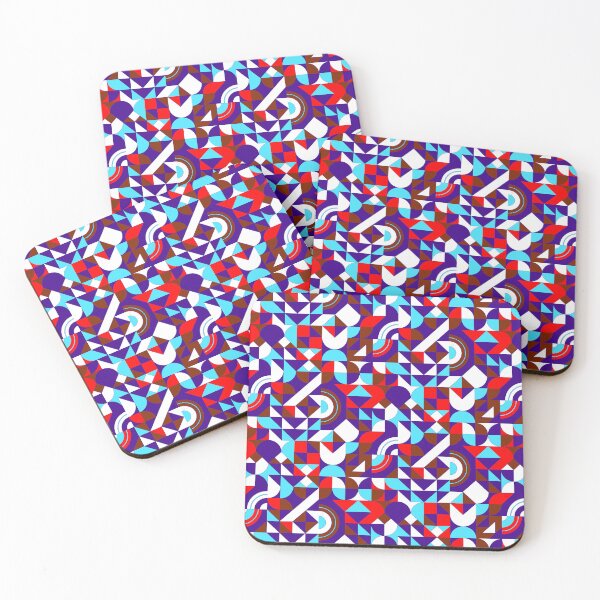 Item preview, geometric colorful patterns conceptual Art - Abstract Neo Geo graphic design designed and sold by Design Repo.
