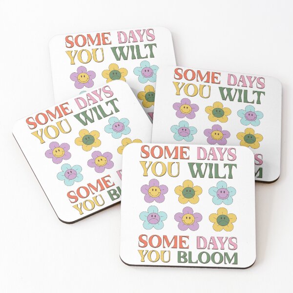 Item preview, Some Days You Wilt Some Days You Bloom Retro Vintage 80s 70's Hippie Designs designed and sold by Beautiful  Habits.