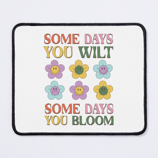 Item preview, Some Days You Wilt Some Days You Bloom Retro Vintage 80s 70's Hippie Designs designed and sold by Beautiful Habits.