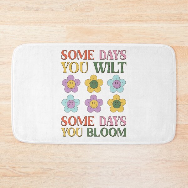 Item preview, Some Days You Wilt Some Days You Bloom Retro Vintage 80s 70's Hippie Designs designed and sold by Beautiful  Habits.