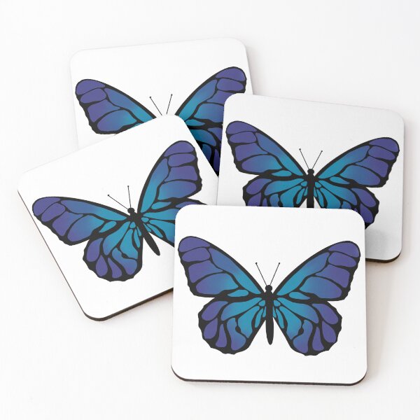 Item preview, Blue Butterfly designed and sold by BookwormSticker.
