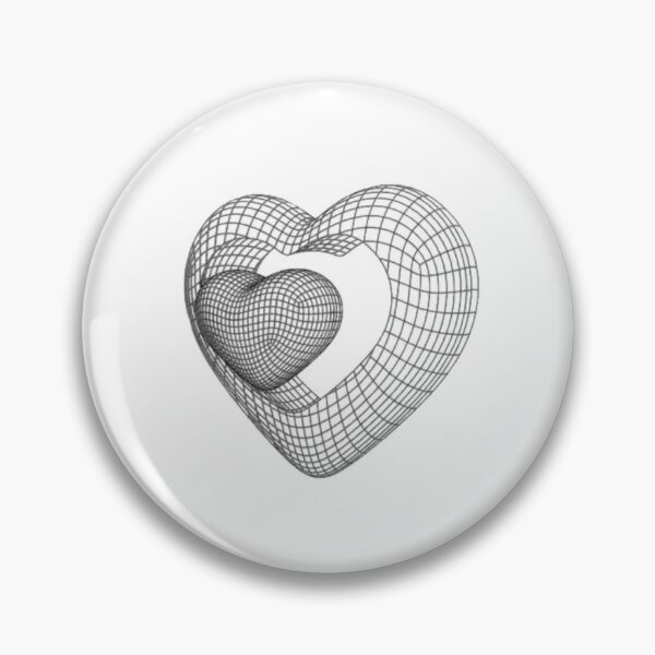 cyber blue heart y2k pinterest sticker gorpcore Sticker for Sale