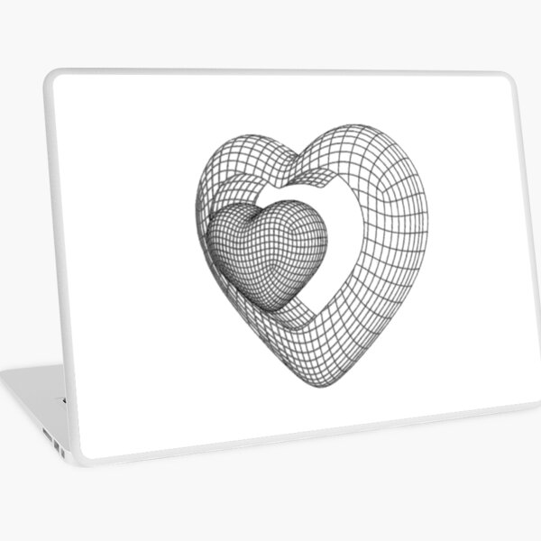 y2k cyber heart aesthetic Laptop Skin for Sale by Nowruz