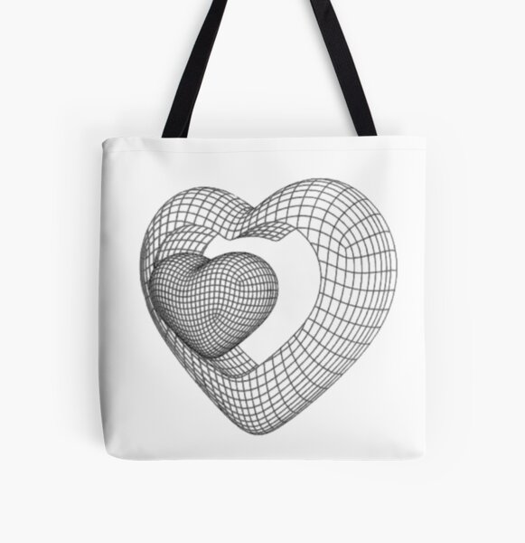 Love And Attention Y2k Tote Bag Design Vector Download