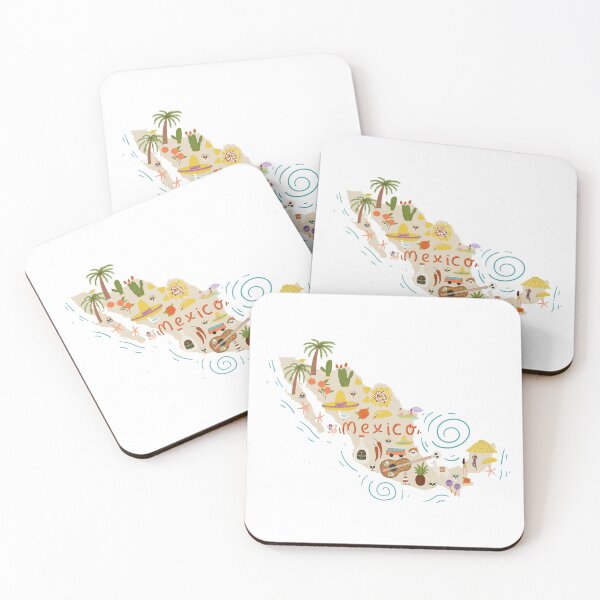 Item preview, Mexico map designed and sold by HelgaScand.
