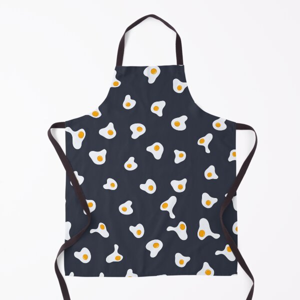 Item preview, Sunny side up eggs pattern on blue background designed and sold by HelgaScand.