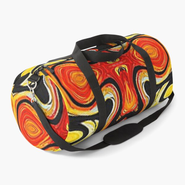 Item preview, Contemporary and Indescribably Elegant orange and black abstract swirl by Code03. designed and sold by Code03.