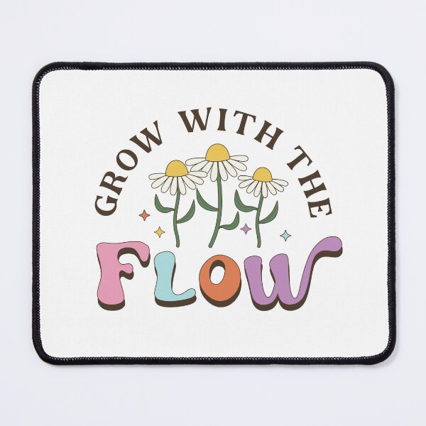 Item preview, Grow With The Flow Retro Vintage 80s 70's Hippie Designs designed and sold by Beautiful Habits.