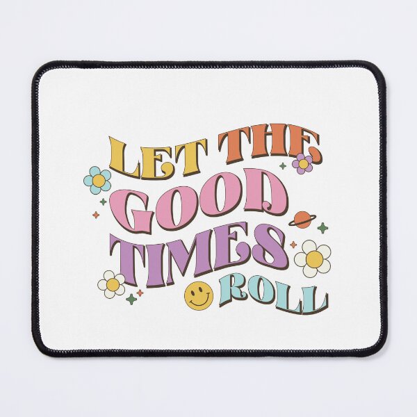 Item preview, Let The Good Times Roll Retro Vintage 80s 70's Hippie Designs designed and sold by Beautiful Habits.